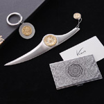 연화문 3종 SET<BR><은색>