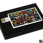 카드형 자개 USB<4G><자음>