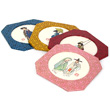 한지 풍속화 컵받침<신윤복>
