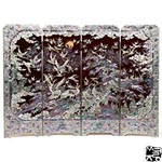 百鶴圖 궁중자개 병풍<BR><特大-적>